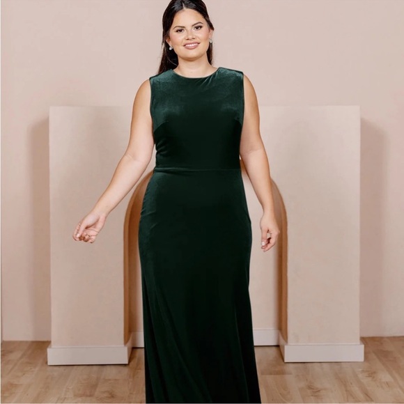 Revelry Cleo Emerald (613) Dress. Size 6. Hemmed for a short girly. - Picture 4 of 4